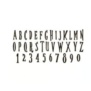 NEW Sizzix Bigz XL Alphabet Die Plate Handmade by Tim Holtz (664218) NIP